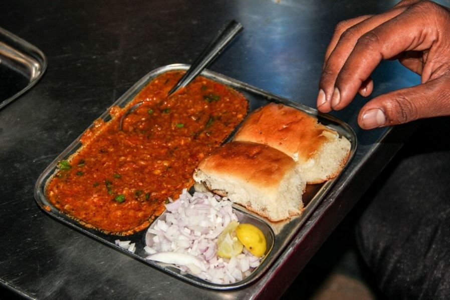 भारतीय भिसा आवेदन - सडक खाना - पाव भाजी